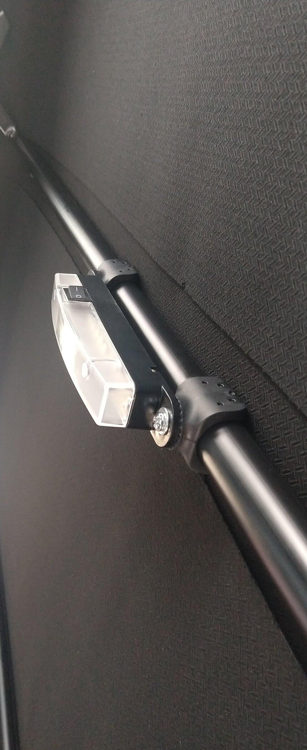 Ford Bronco interior dome light solution for dark soft tops - pics pic1a