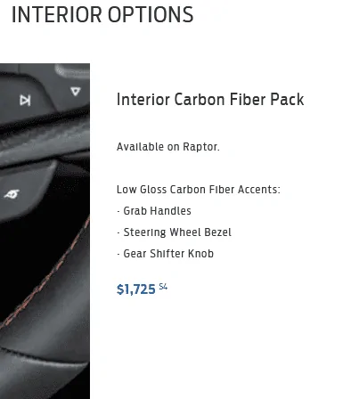 Ford Bronco Question about carbon fiber package 1646436095046