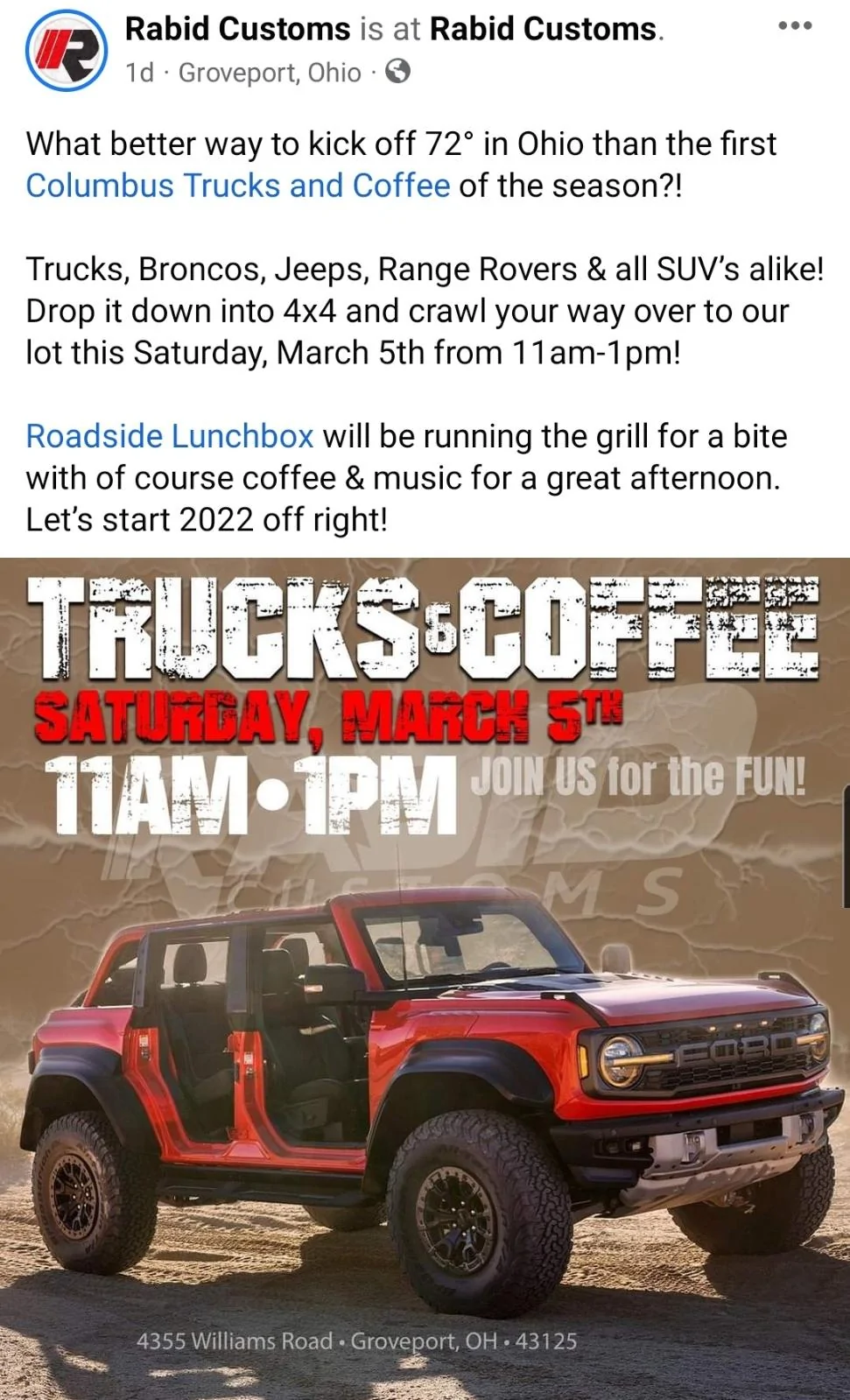 Ford Bronco Ohio Roll Call Screenshot_20220304-205756_Facebook