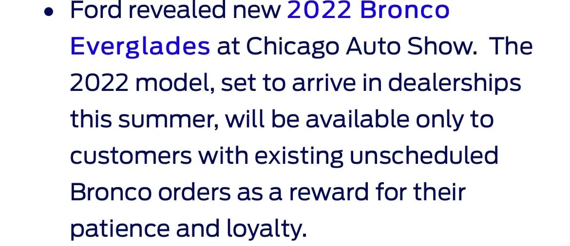 Ford Bronco Everglades one year only? A99C573E-7B73-4514-BF04-A534178E0321
