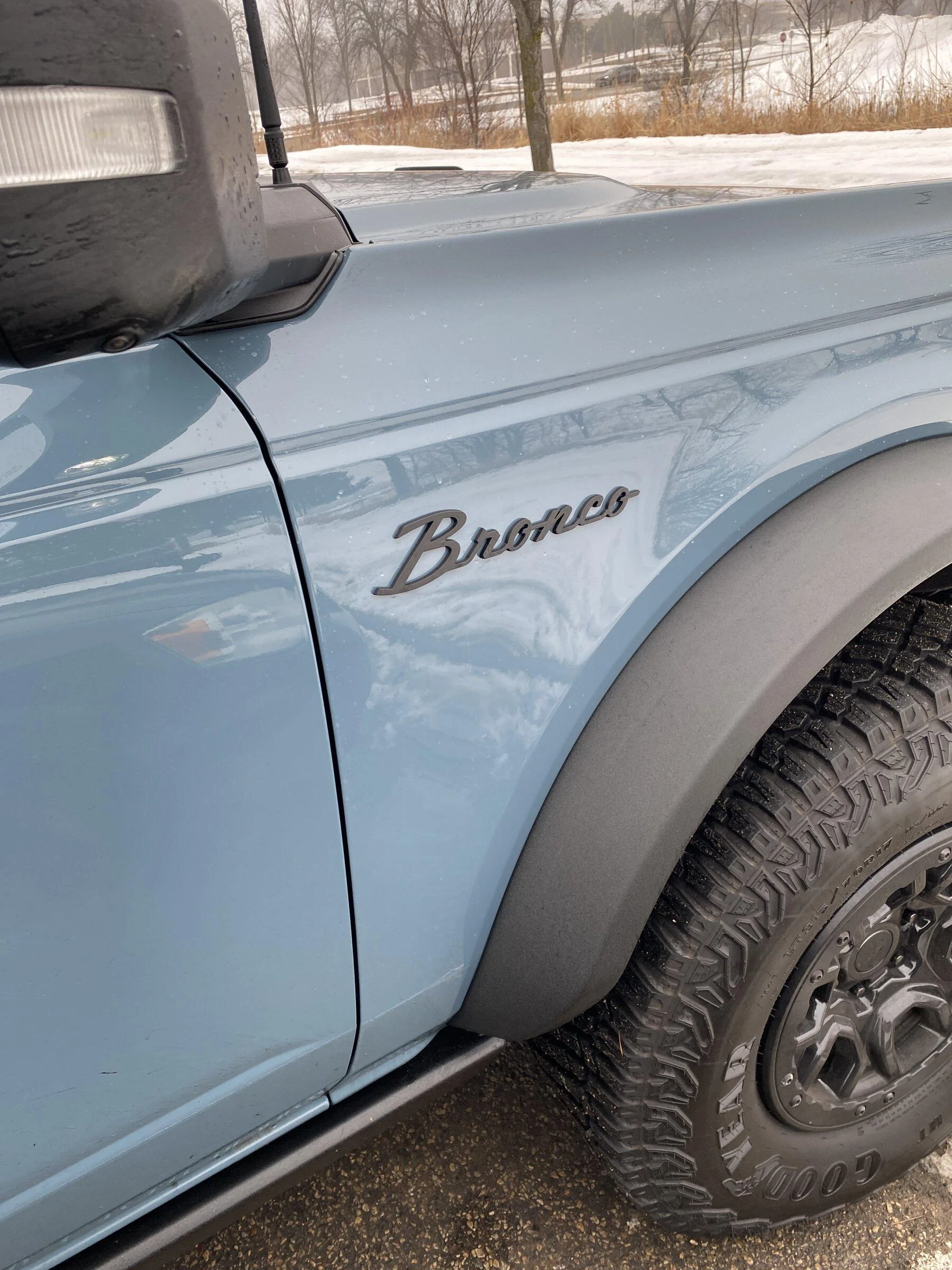 Ford Bronco Removing Ford emblem imag