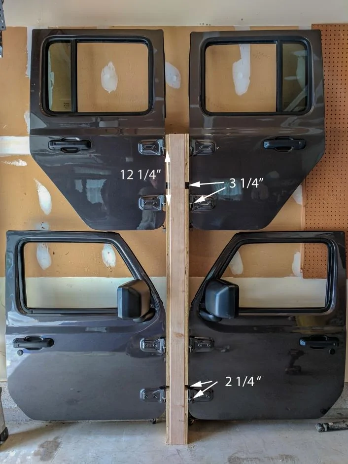 Ford Bronco OEM Door Hinge Brackets 1646520116292