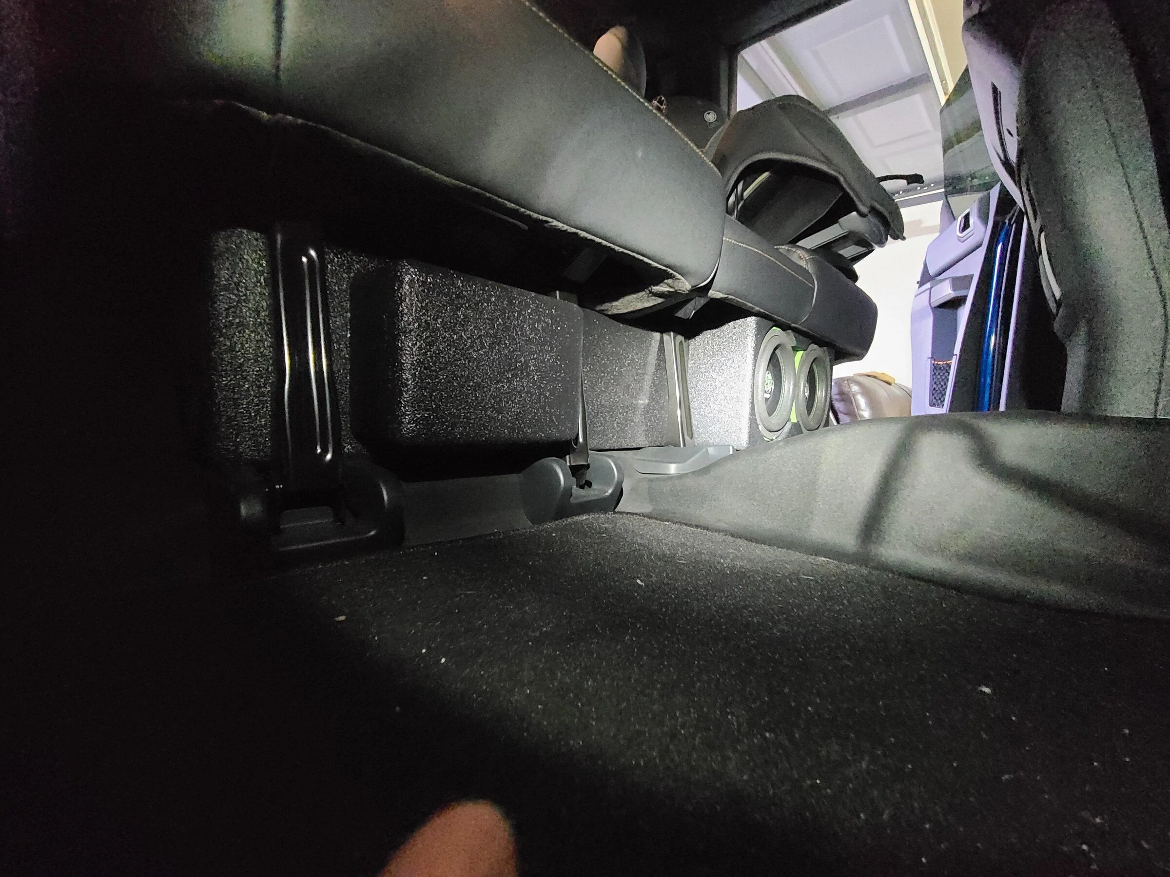 Ford Bronco Space under 4 door back seat? 20220305_181812