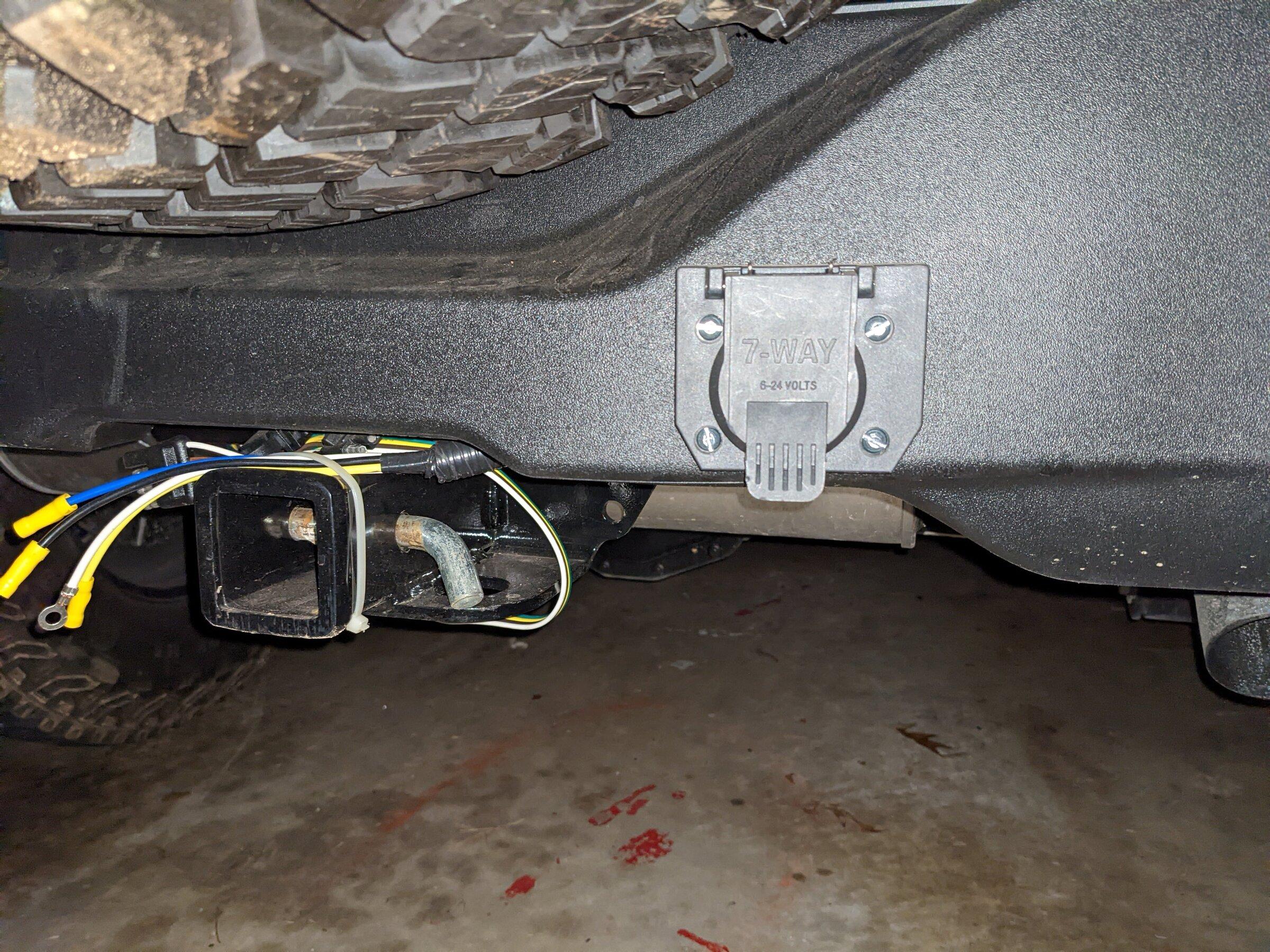 Ford Bronco New Toy to Haul and Successful 7-pin Trailer Connector Solution PXL_20220306_033700861