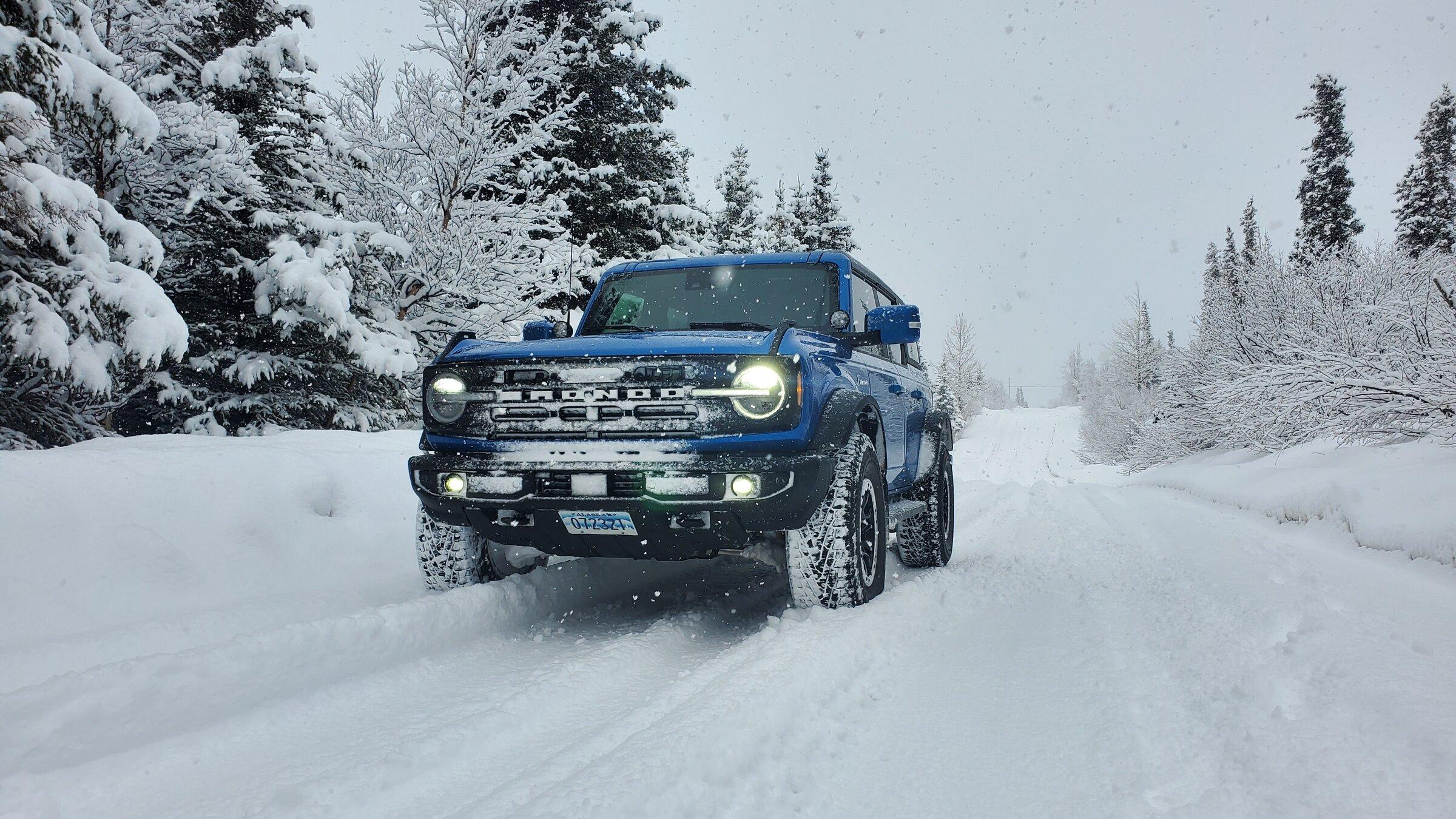 Ford Bronco Big March Snow, Bronco Fun!! 20220305_153236