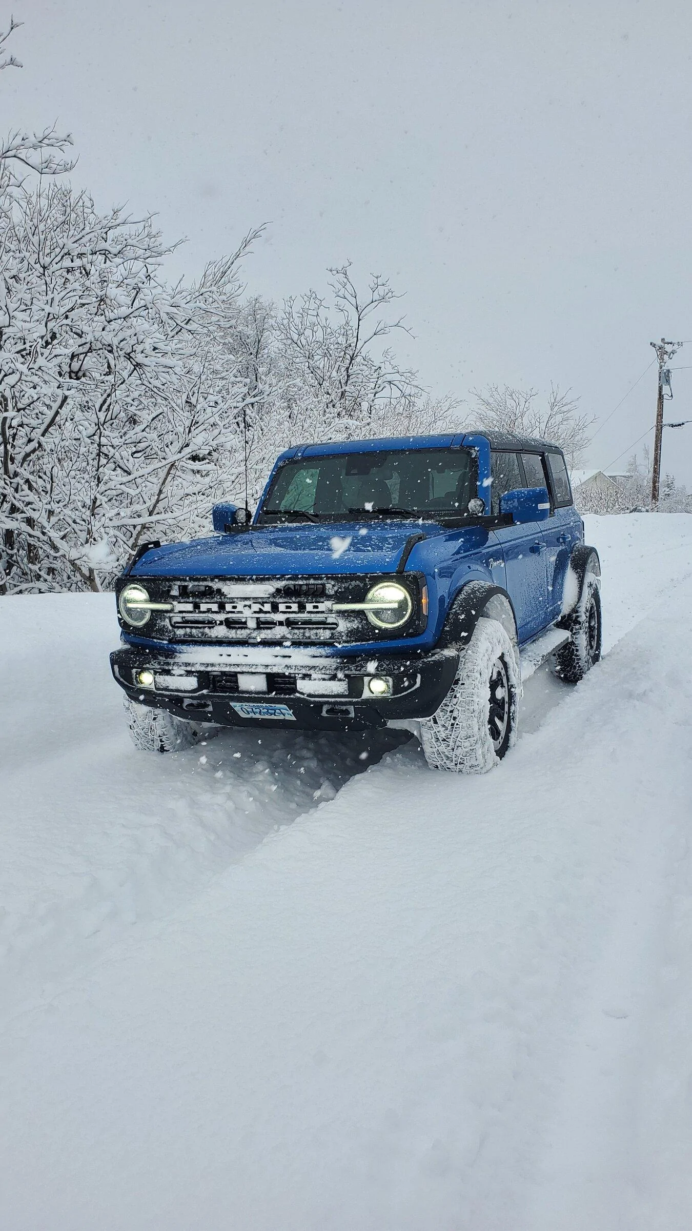 Ford Bronco Big March Snow, Bronco Fun!! 20220305_154218