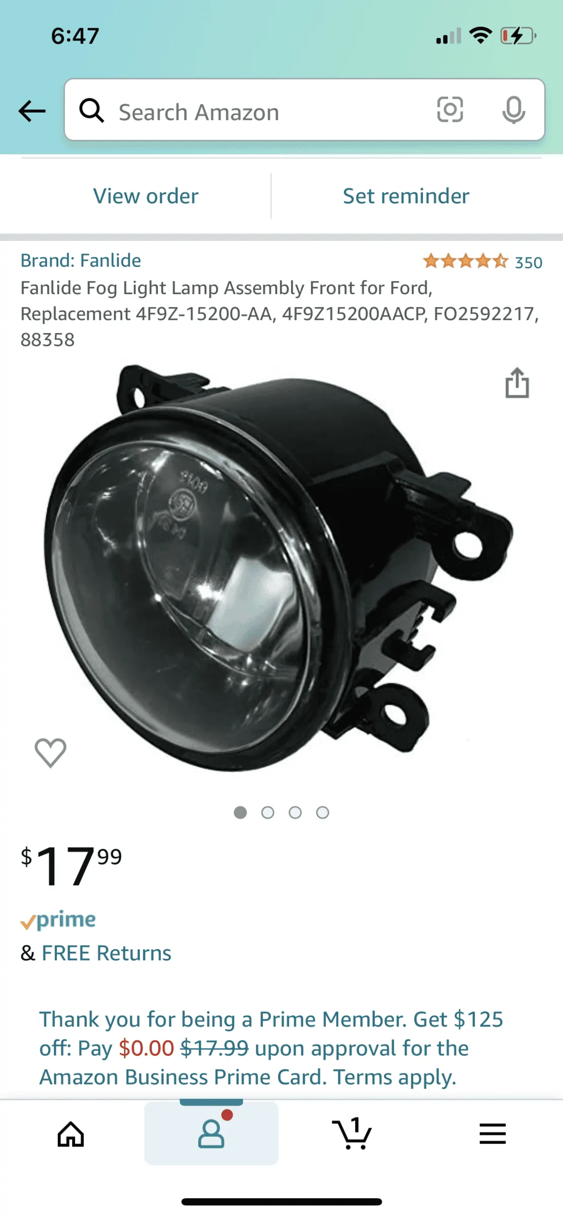 Ford Bronco Fog lights for Base Model IMG-2735