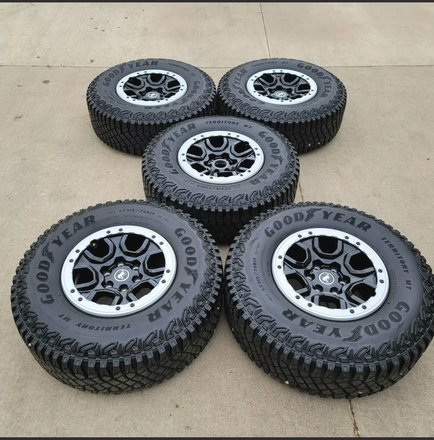 Ford Bronco 5 Badlands Sasquatch Wheels with TPMS Screenshot_20220303-214113_eBay