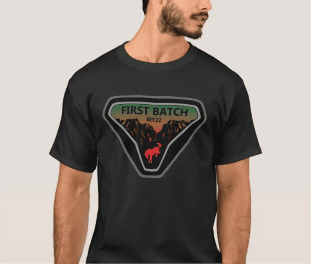 Ford Bronco First Batch MY22 T-shirts 1646658995707