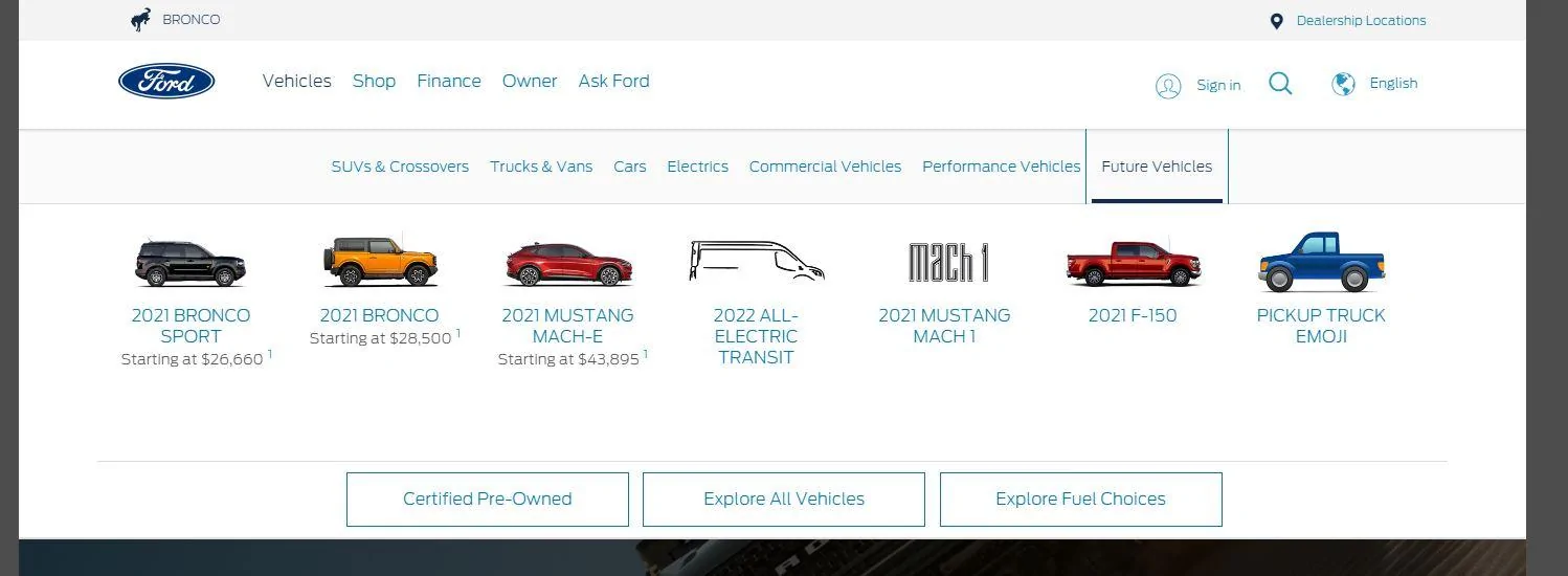Ford Bronco More build and price weirdness Pickup Truck Emoji