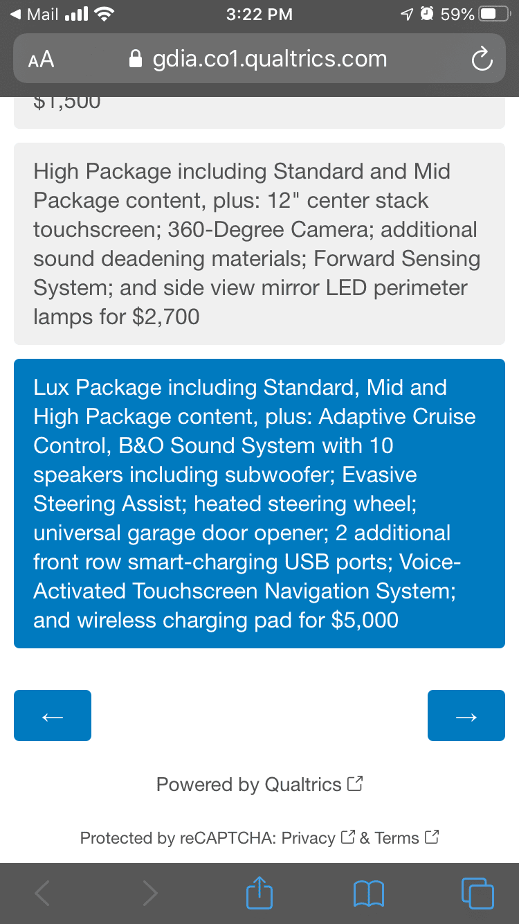 Ford Bronco Potential Package (+ Sasquatch) Pricing Previewed in Bronco Reservation Survey Email 655B1AA5-CDBC-400B-9A08-D99F6045C333