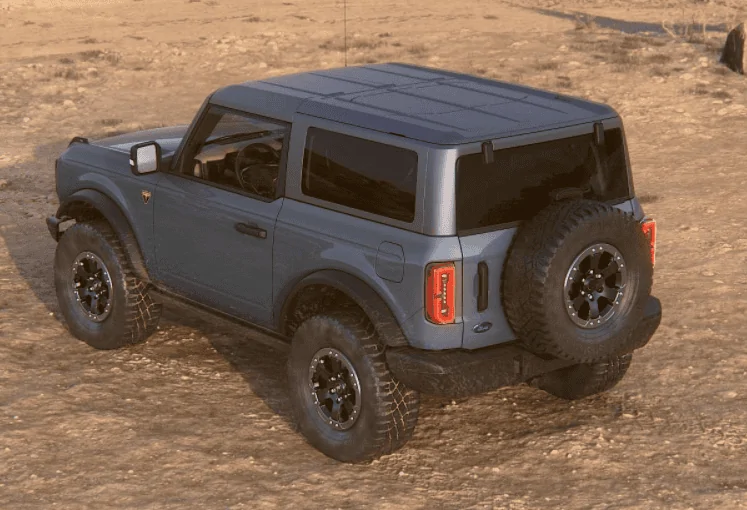 Ford Bronco Color Matched Hardtop vs Stock Carbonized Gray A51-micGray