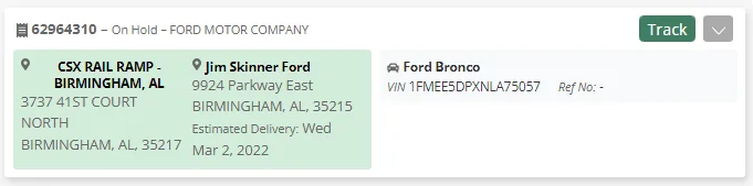 Ford Bronco United Road Logistics - FAQ 1646745788904