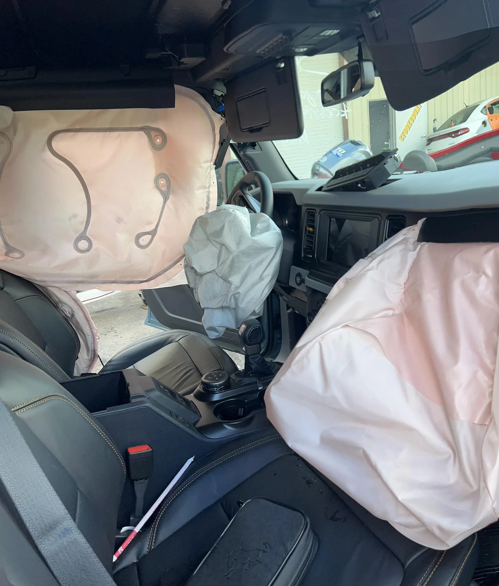 Ford Bronco Additional dome lighting, Jim style airbag deployment 2