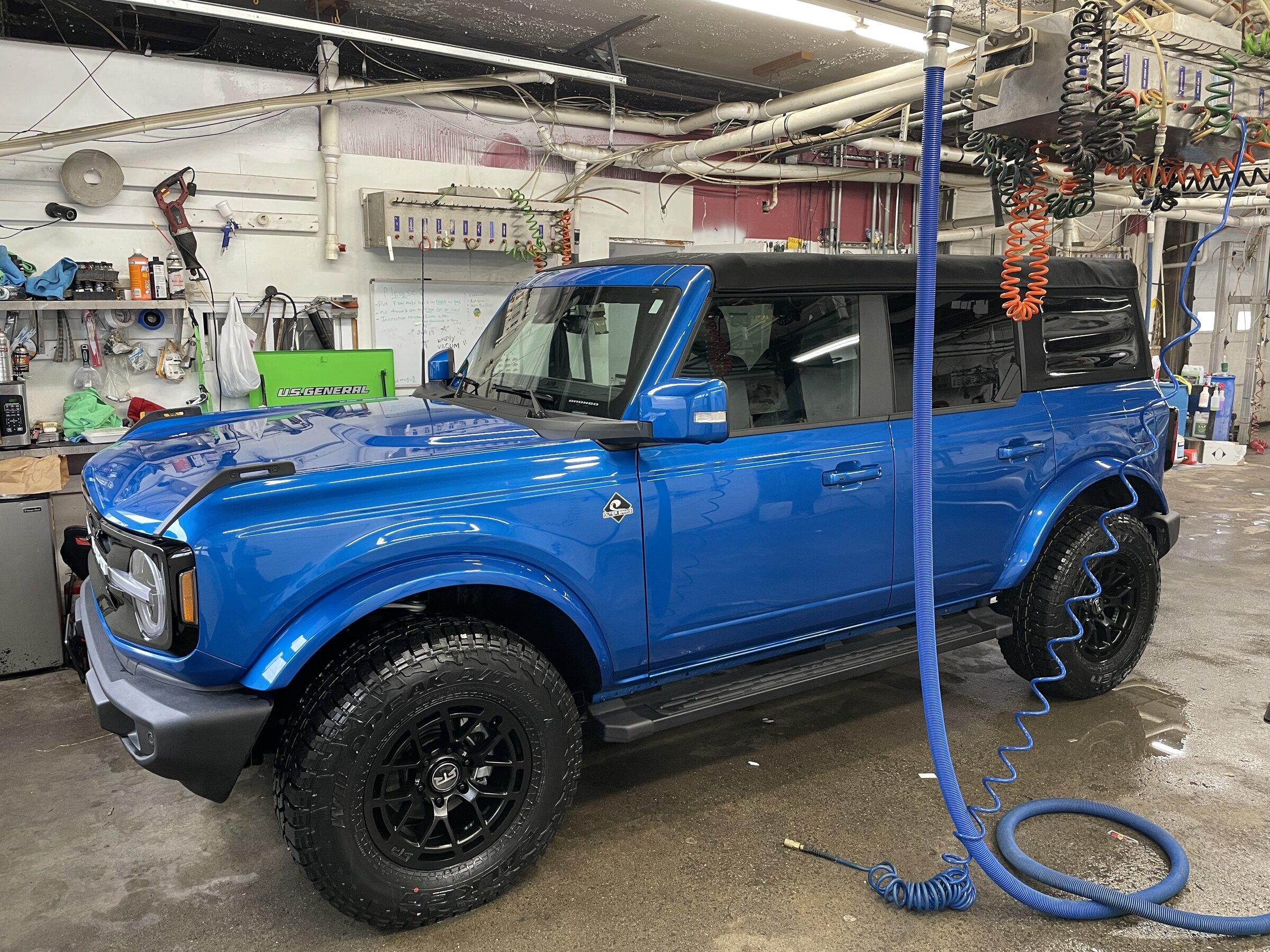 Ford Bronco Show us your installed wheel / tire upgrades here! (Pics) D4783965-4D0F-4209-B29B-F3C173800B21