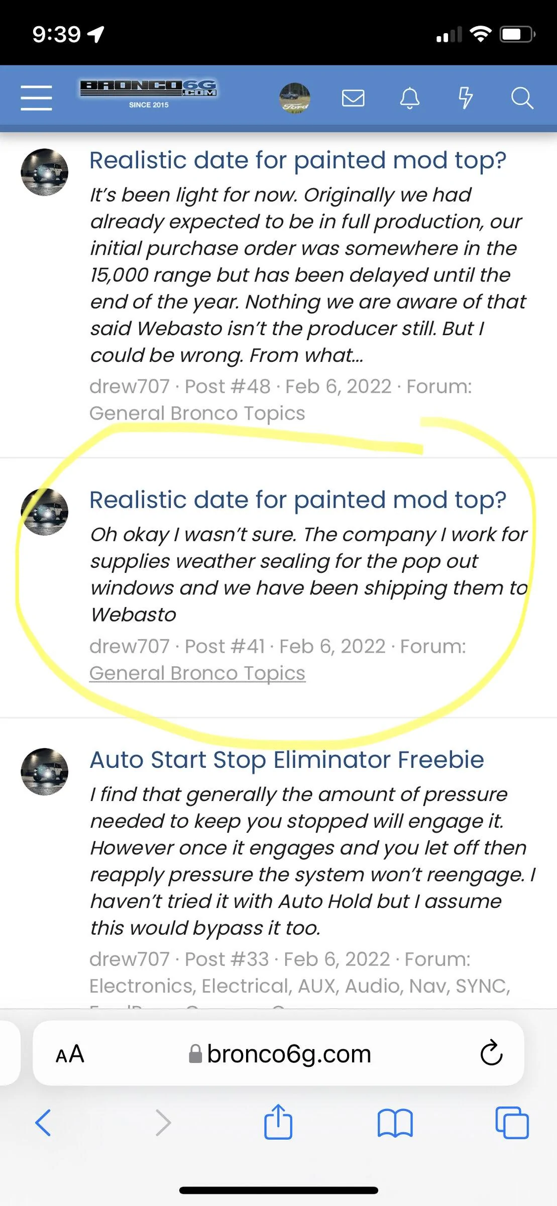 Ford Bronco 2.7L blown engine failure list . . 68 so far [Updated: December 13, 2022] EE2D6755-2A57-423A-86E5-591878A3E6AA