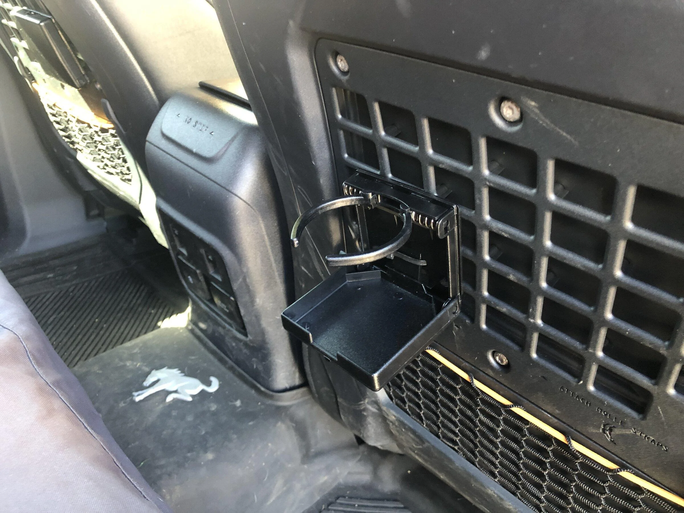 Ford Bronco Inexpensive Rear Seat Cupholder Solution IMG_2840