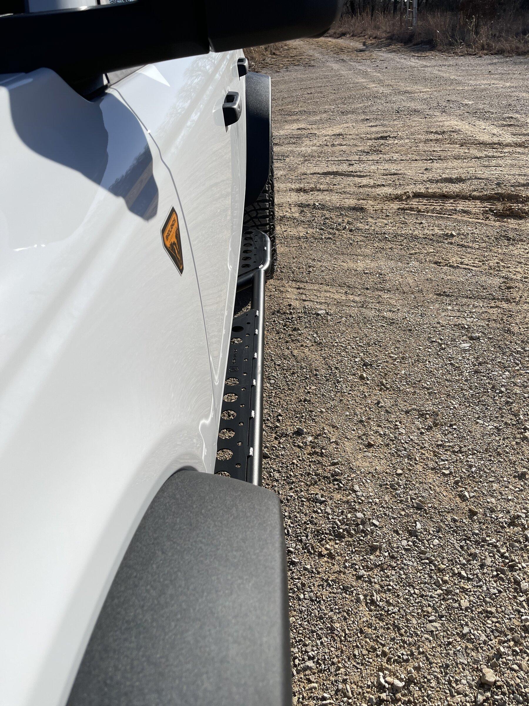 Ford Bronco ZROADZ slider / step installed A478D3C3-2F8C-45AF-9EA5-C2C7CD3B92AF