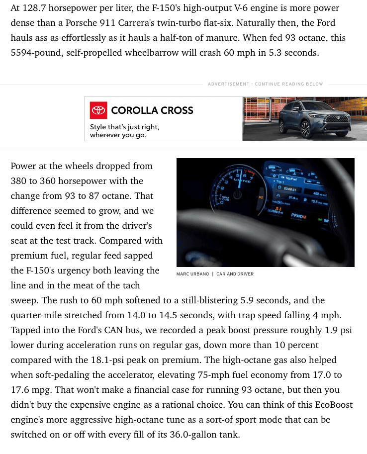 Ford Bronco Gas Grade Poll.  Regular or Premium Screen Shot 2022-03-13 at 9.29.52 AM