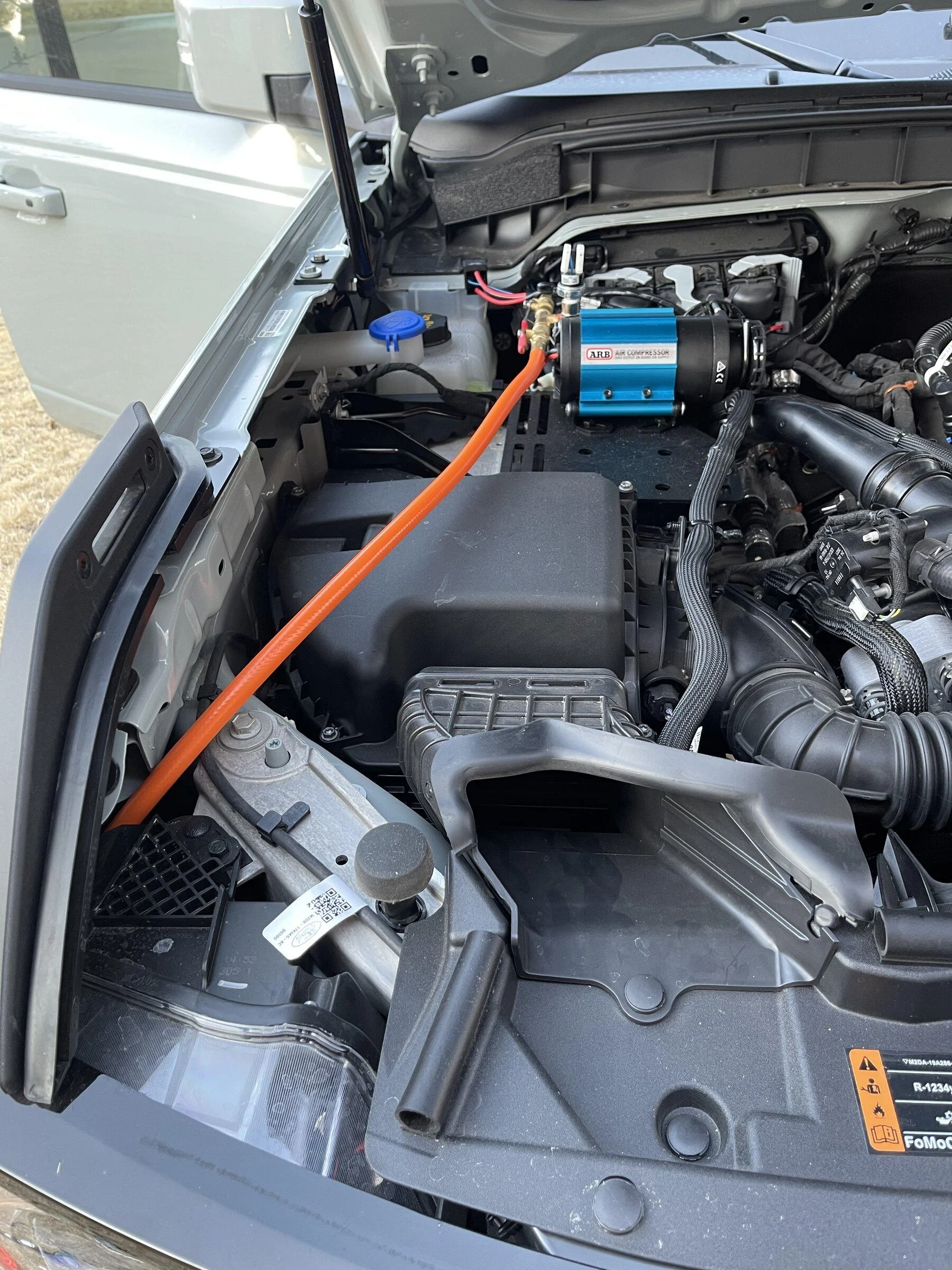 Ford Bronco ARB air outlet relocation F1266CFE-3F69-4EBB-A107-72B23B06ACA5