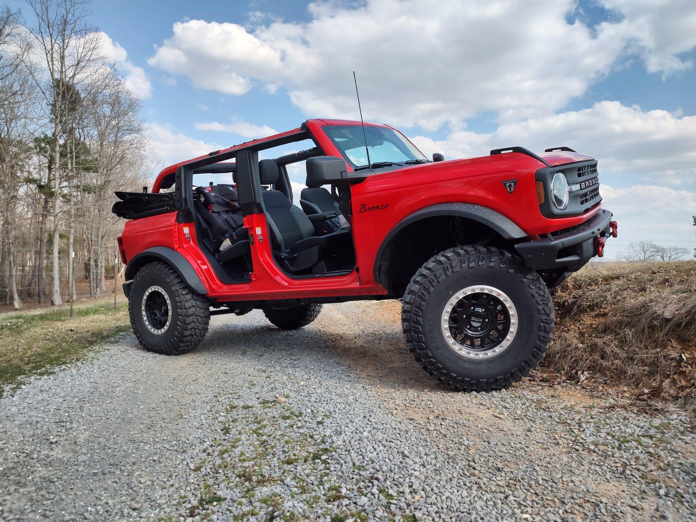 Ford Bronco Show us your installed wheel / tire upgrades here! (Pics) IMG_20220305_141716493_HDR