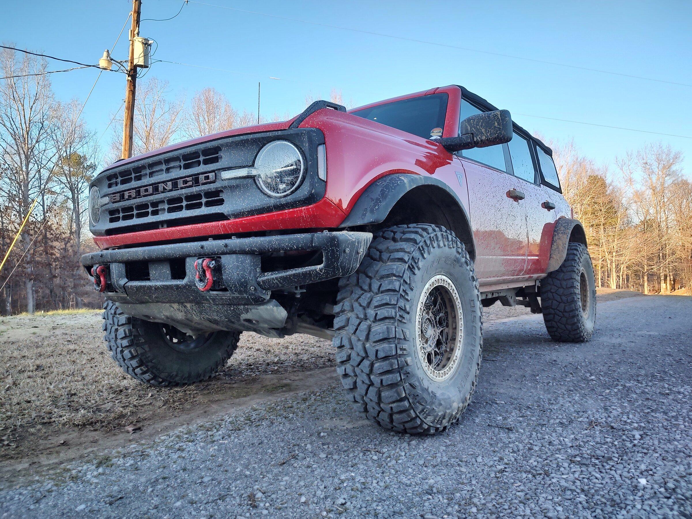 Ford Bronco Show us your installed wheel / tire upgrades here! (Pics) IMG_20220213_164530529_HDR