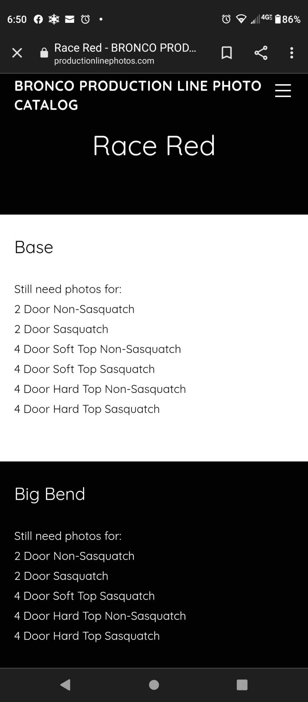 Ford Bronco Any Race Red BaseSquatch 4 door assembly line photos? Screenshot_20220314-065041