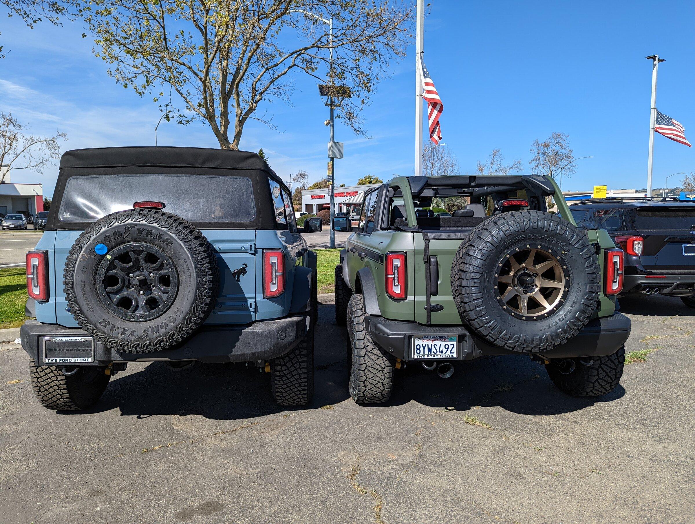 Ford Bronco Anyone installed Rough Country 1" leveling kit? PXL_20220312_220437821