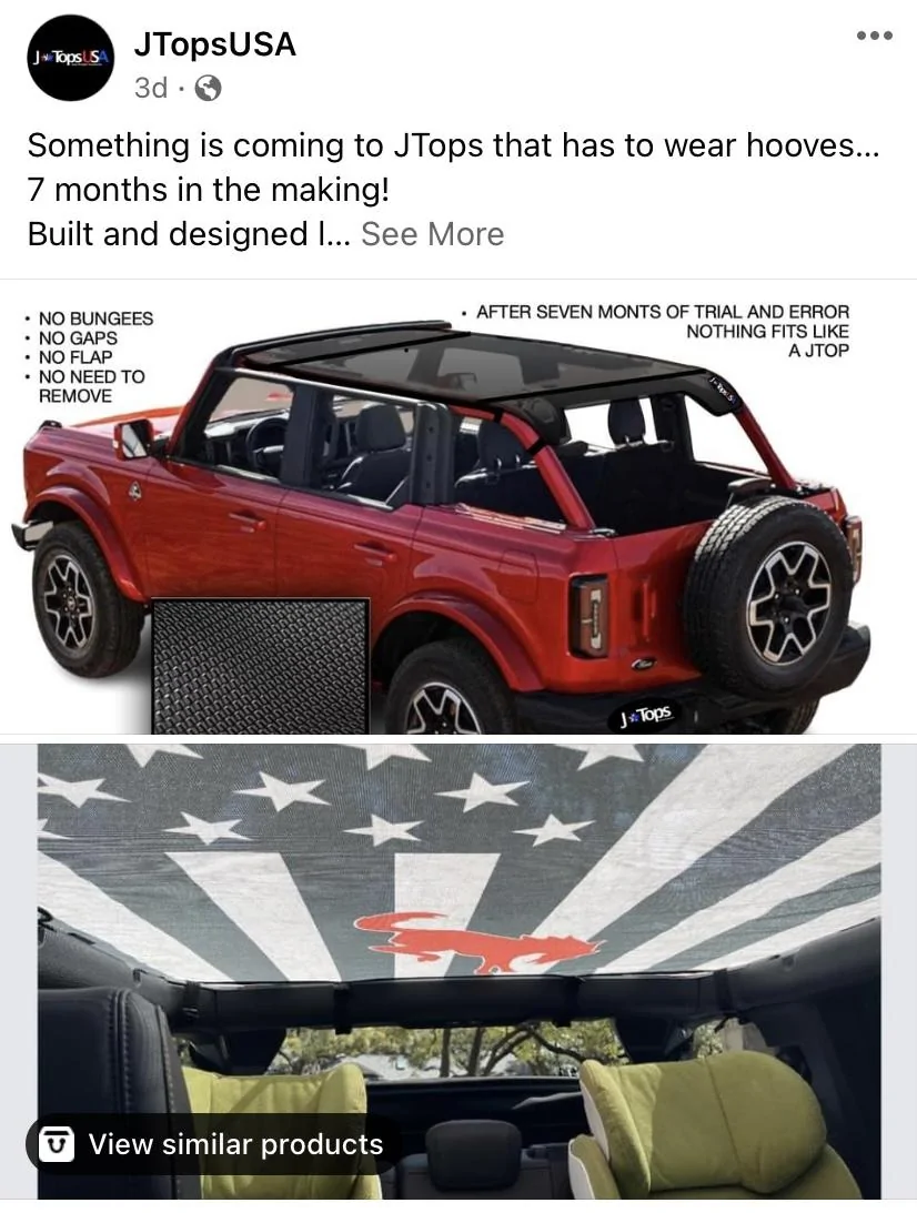 Ford Bronco Still no viable Bikini Top? 01CCDD55-A07D-4B35-8A6D-6147F9A21080