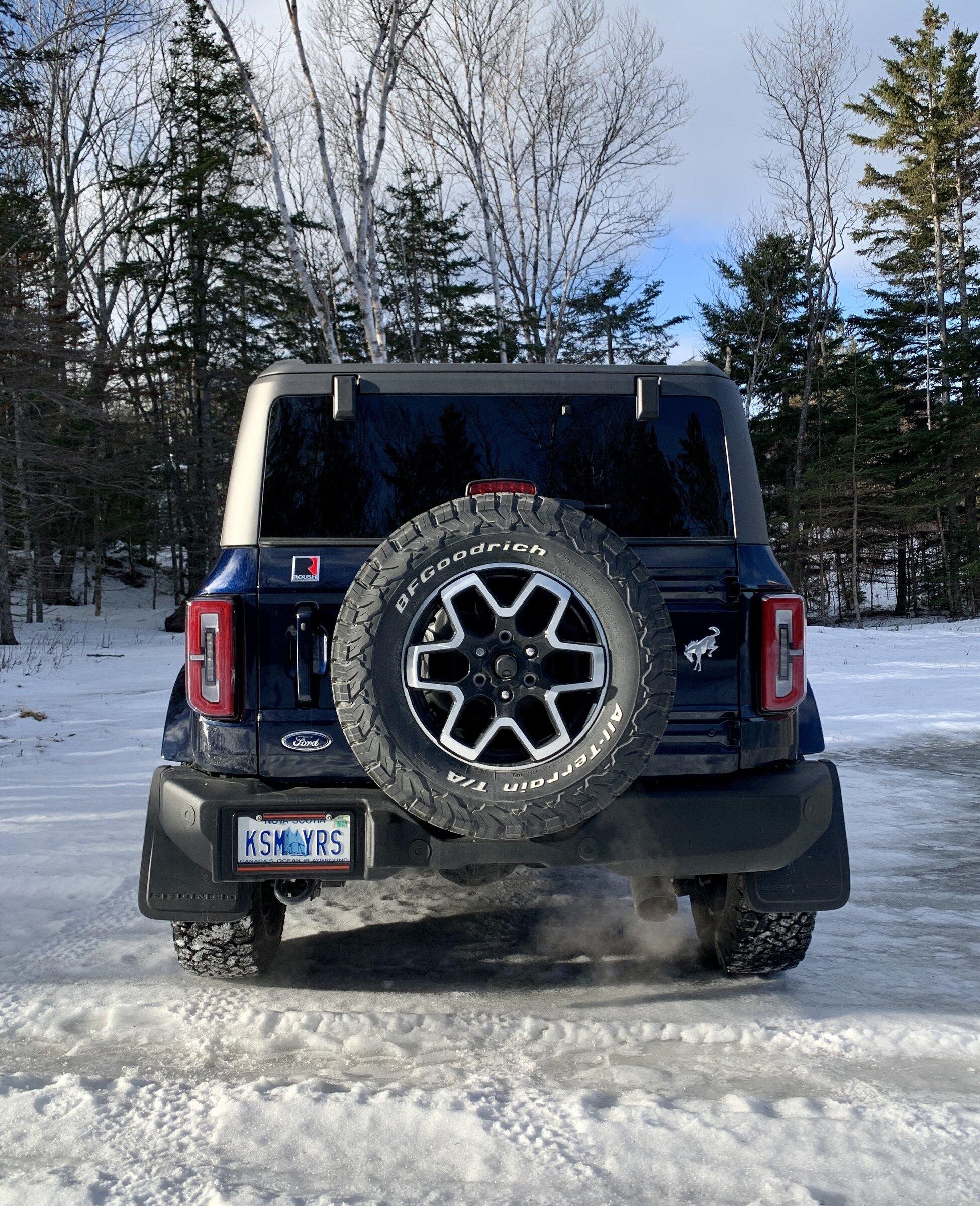Ford Bronco More OEM Splash Guard installed details 84CED318-3345-4A65-BDA5-28E9A5017D2E