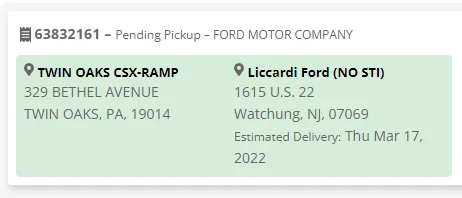 Ford Bronco United Road Logistics - FAQ 1647359403677