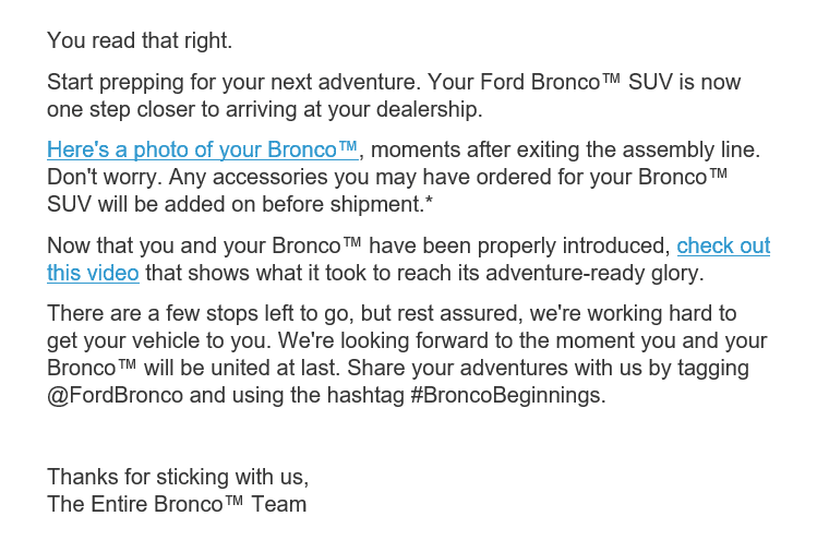Ford Bronco 02/28/22 Build Week Thread 1647369698937