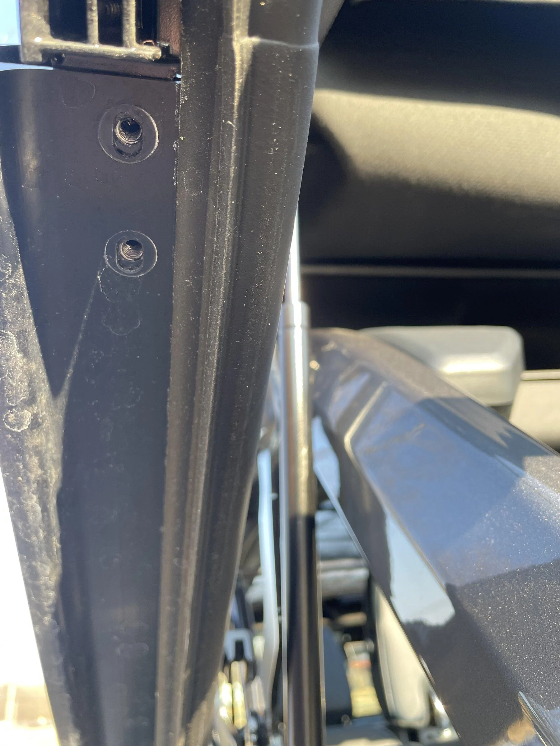 Ford Bronco Missing bolts in soft top frame A59E52F0-7D86-4AA2-BE44-C4A67FACAA9C