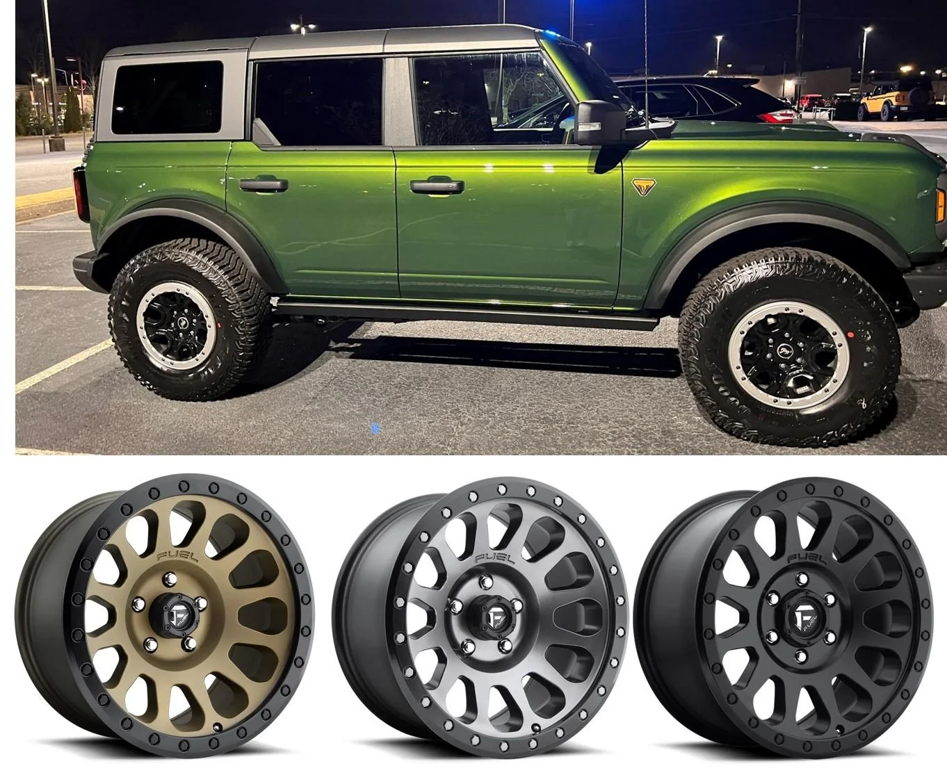 Ford Bronco ERUPTION GREEN Bronco Club wheels