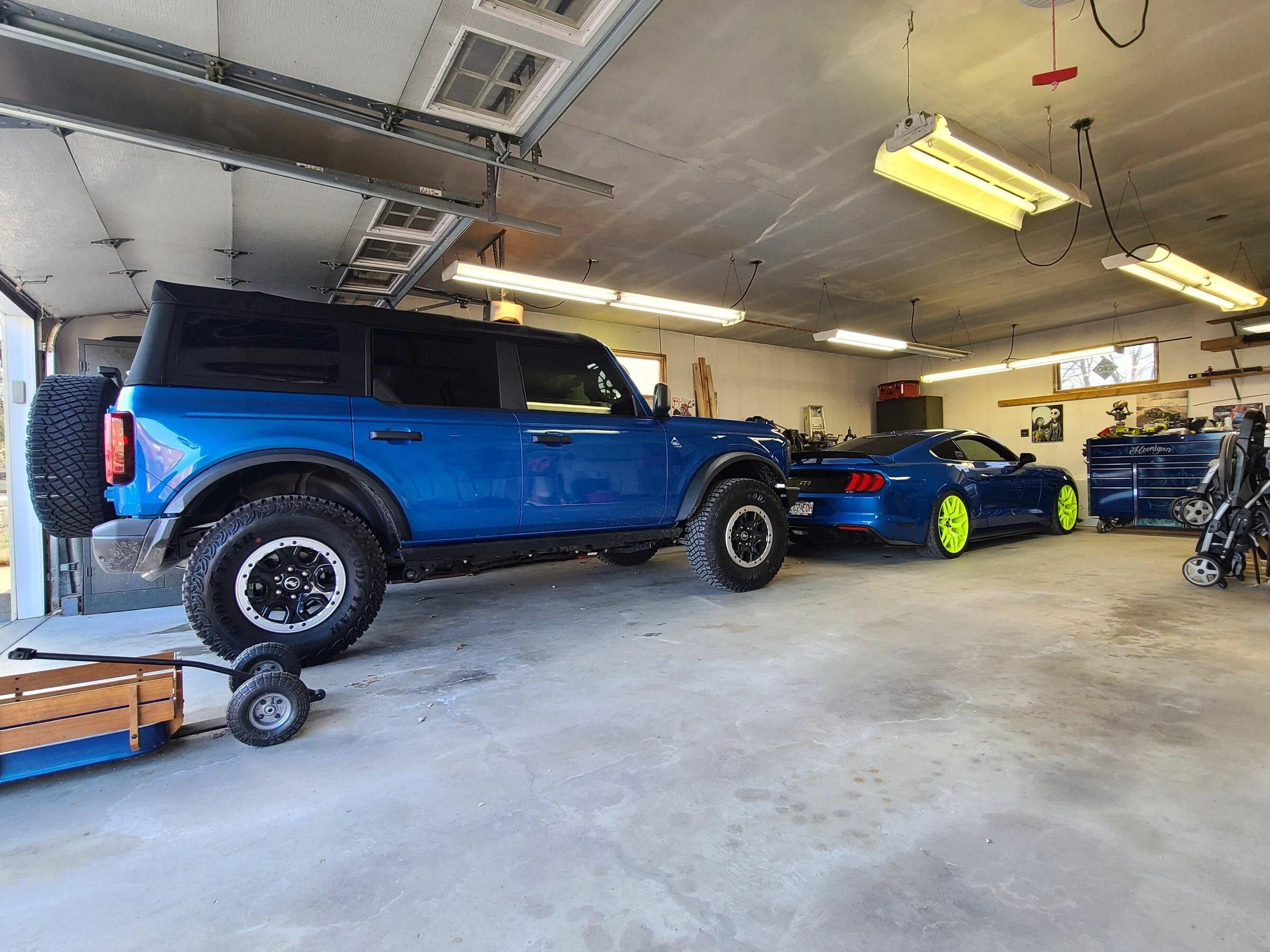 Ford Bronco Got both the ponies into their stable last night! 20220315_173610