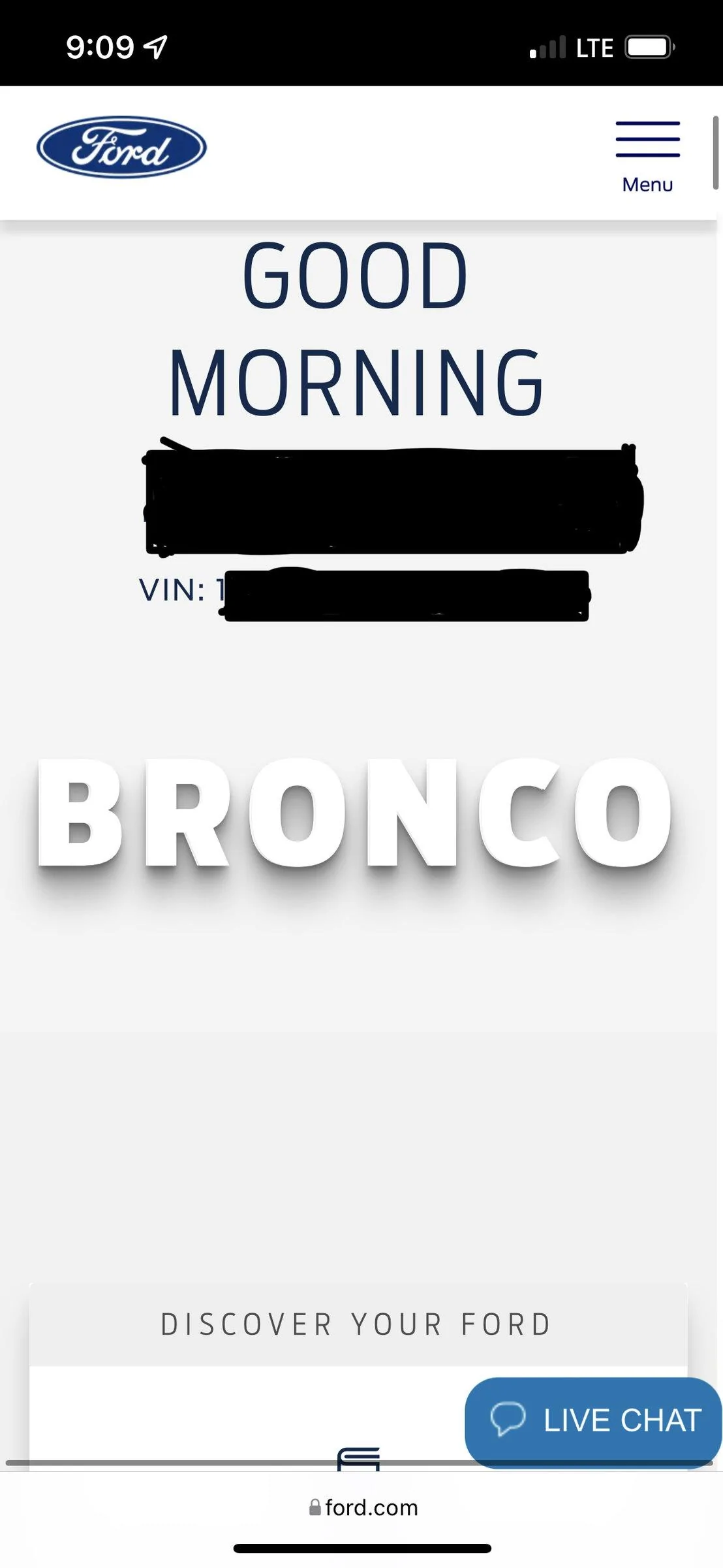 Ford Bronco FordPass Bronco Image Missing 6267DE88-5DF8-4CA6-9A3F-055E462E4B43
