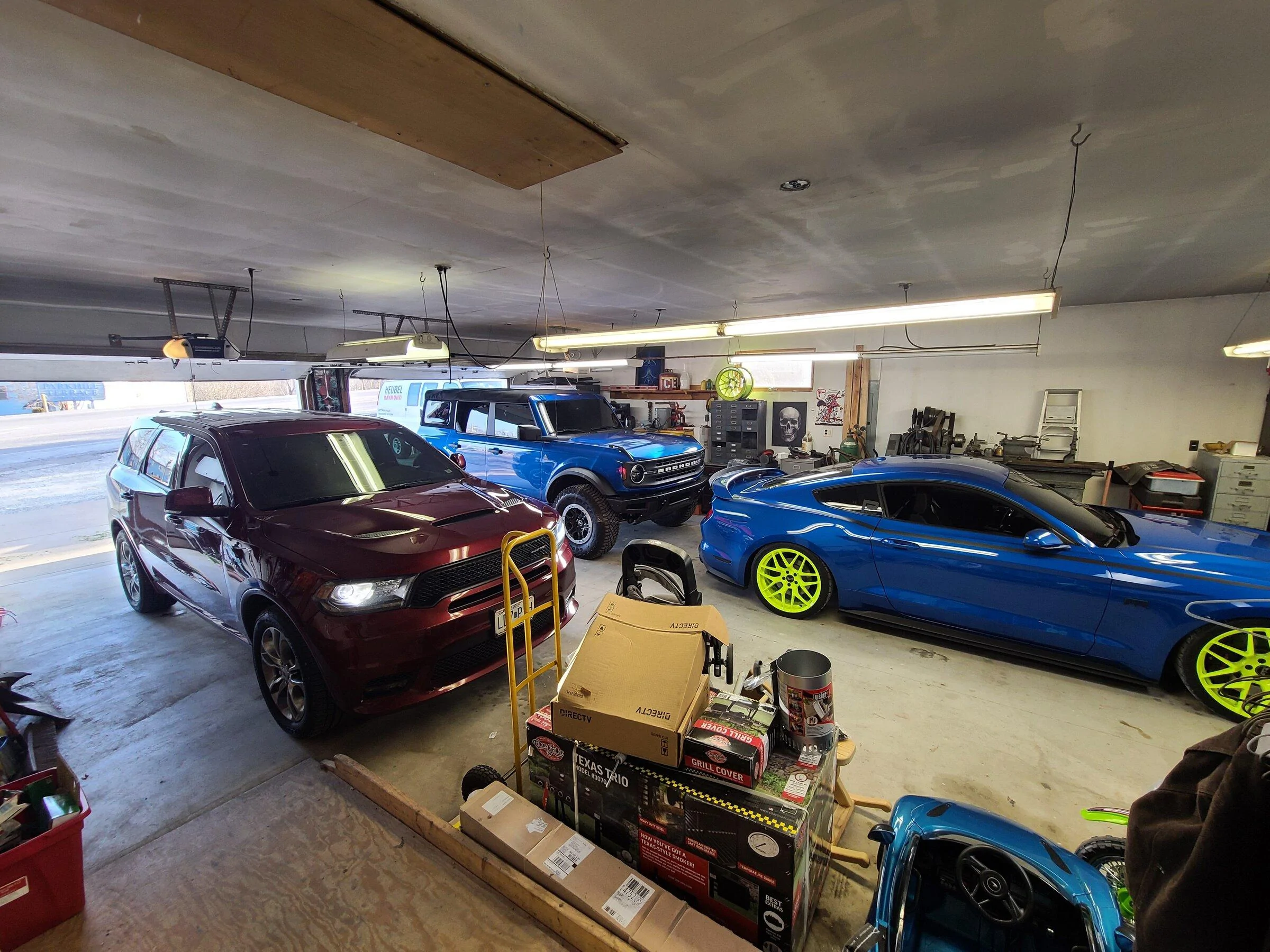 Ford Bronco Got both the ponies into their stable last night! 20220315_174242