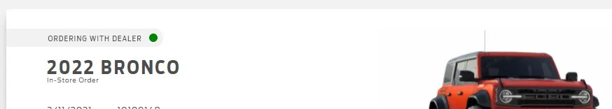 Ford Bronco Got Bronco Raptor Order Confirmation Email! Screenshot 2022-03-16 