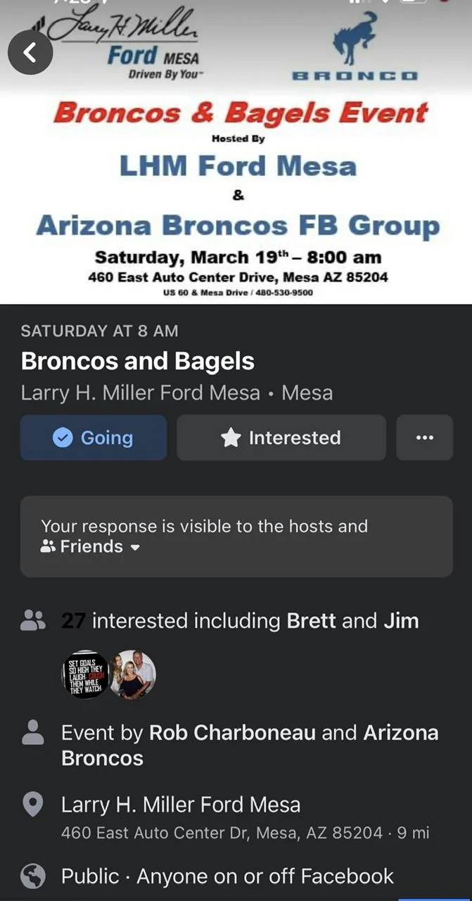 Ford Bronco AZ Bronco event this Saturday-Mesa 9B05835B-862C-4A36-8D75-14E8D22F2939