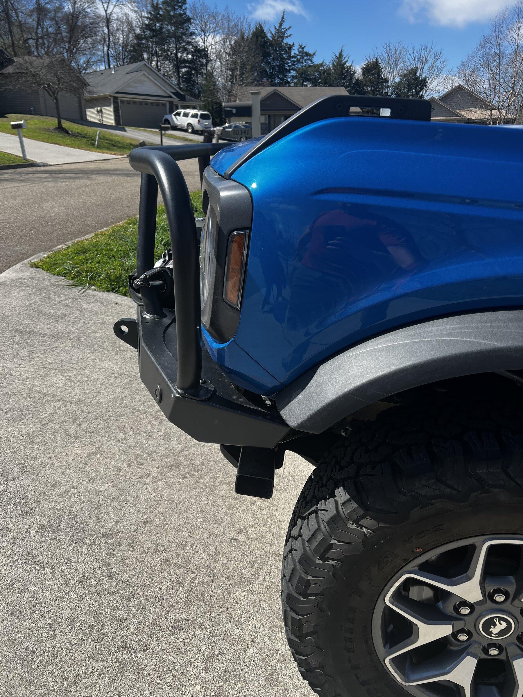 Ford Bronco JCR Vanguard Bumper Installed! 48DFC582-6966-4BE5-8748-989FD50D2B99