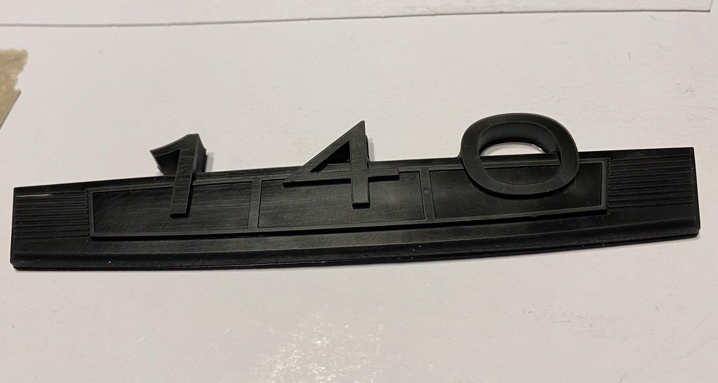 Ford Bronco My custom retro engine badge for front fender 13339FA1-96C8-41BA-BA52-8D706BB28655