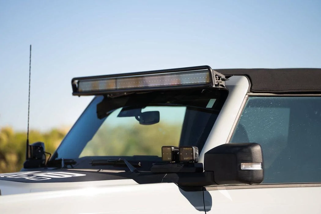 Ford Bronco DV8 Offroad | 52-Inch LED Light Bar Mount bronco-light-bar-mount_1051x700