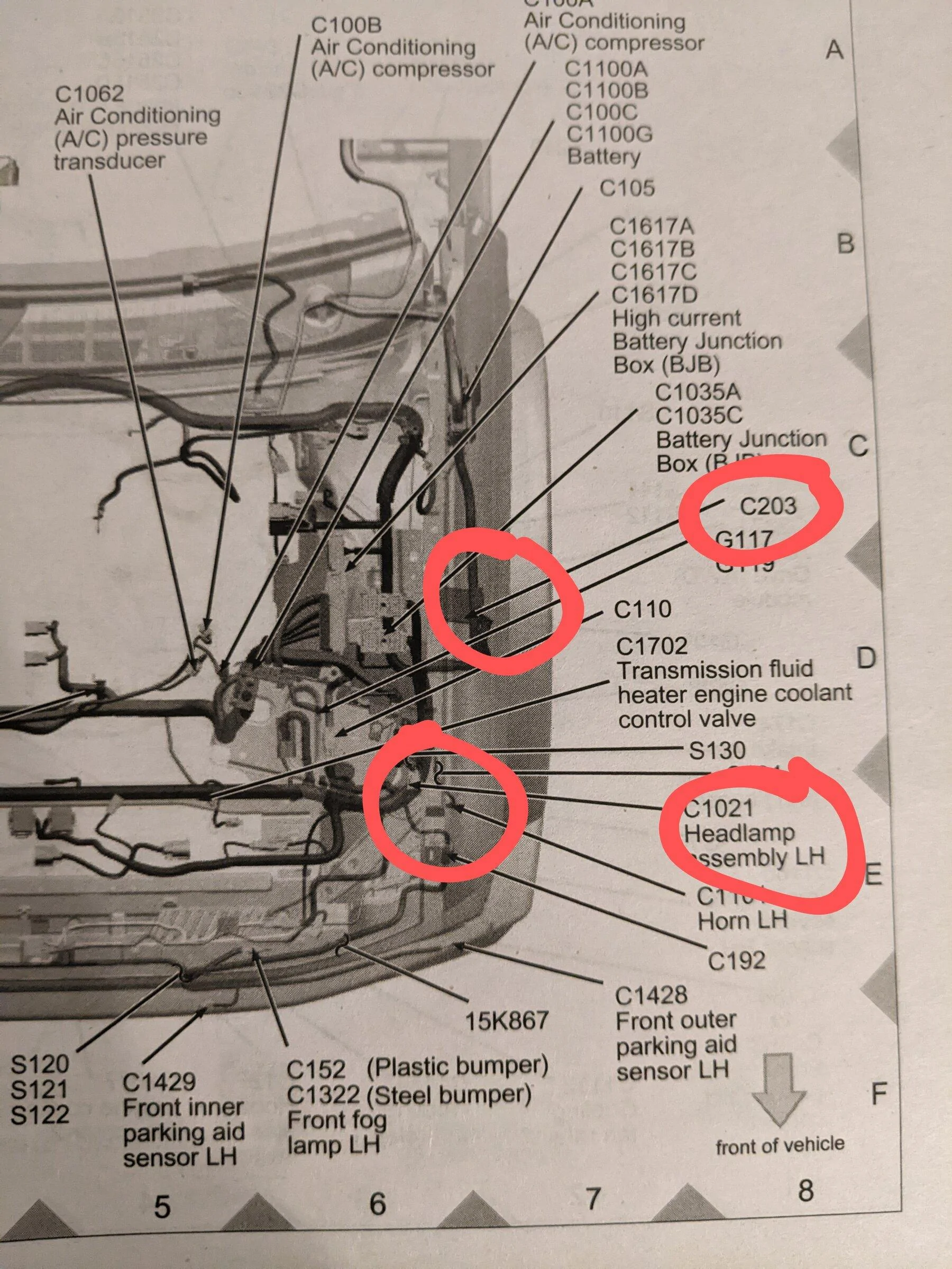 Ford Bronco Tapping into parking/DRL lights PXL_20220319_024402003~2