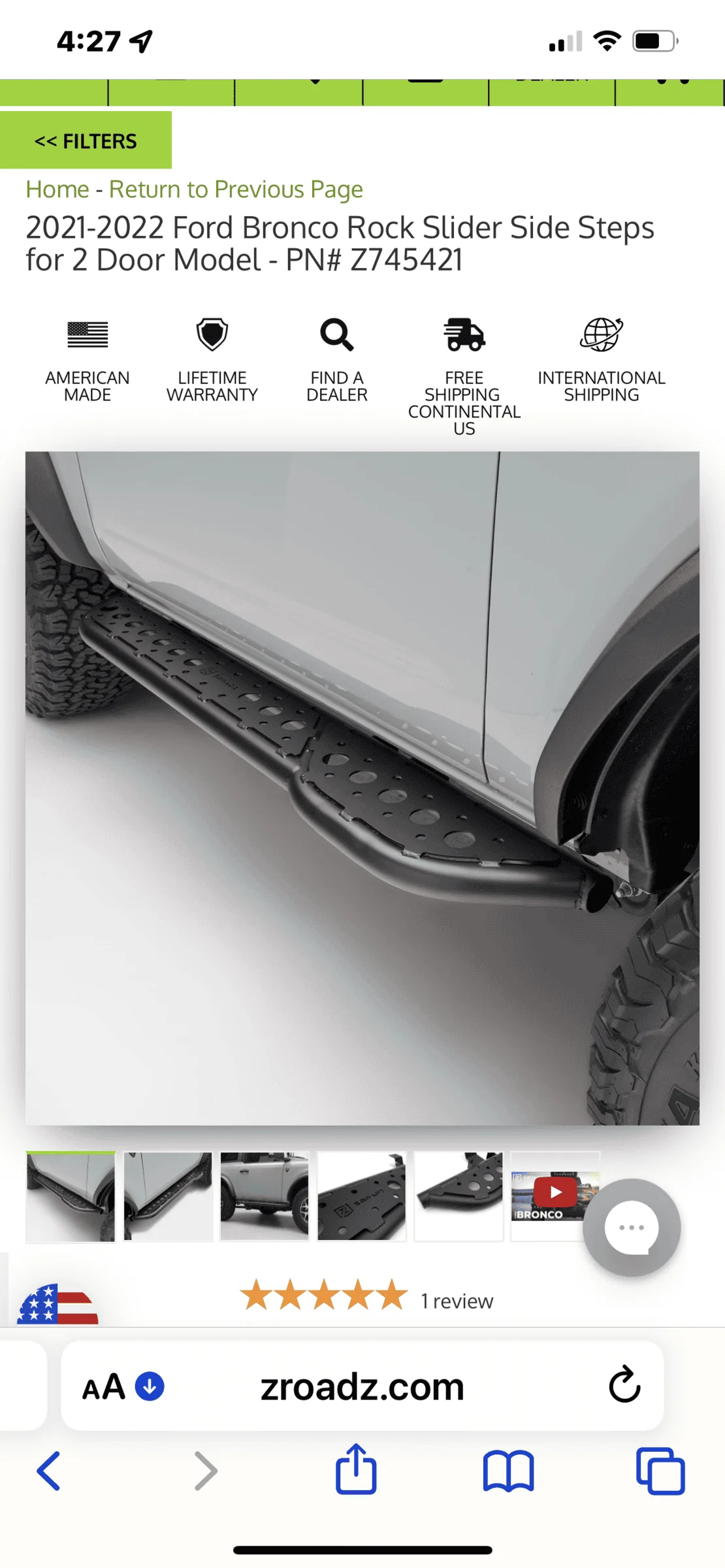 Ford Bronco Mud Flap options that work with Factory Steps? B4EEFB64-65B1-4D0A-A1BC-927C228EE0D2