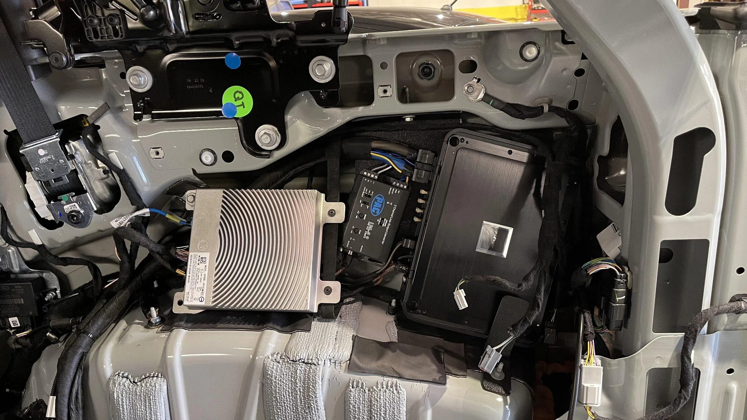 Ford Bronco B&O sub removal and replacement with a JL W7 quick disconnect 180EFF10-7E87-48E9-B08E-A80466C78F05