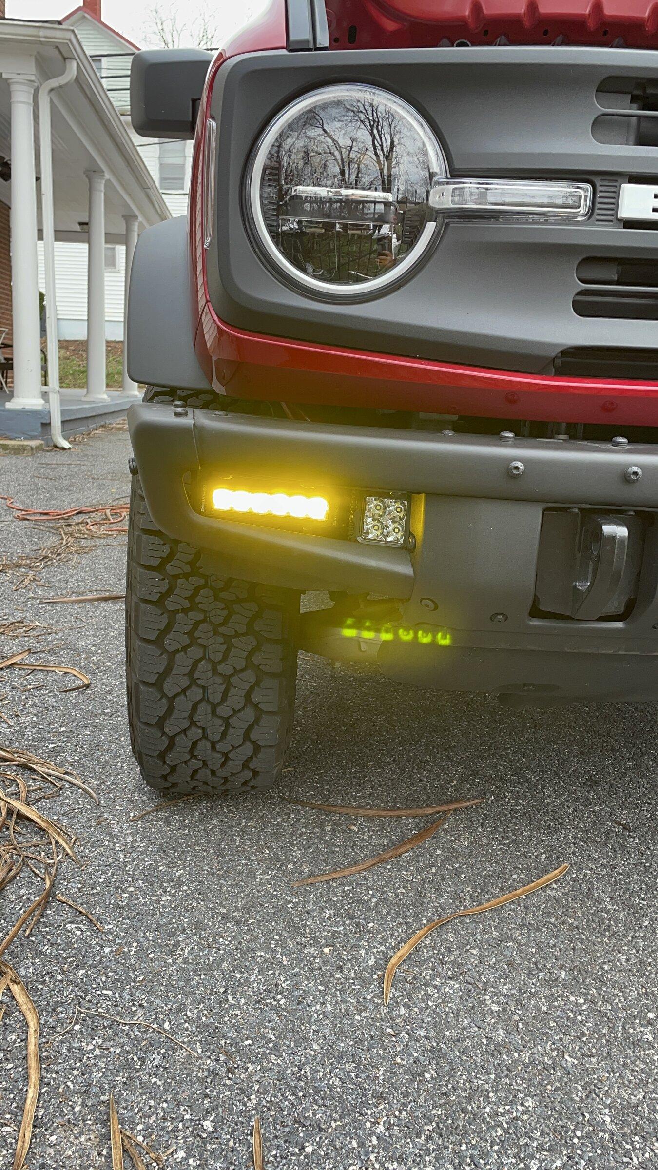 Ford Bronco Dual pod light A pillar bracket pic request B7DFC562-3066-4B68-AE35-2256BDAA343C
