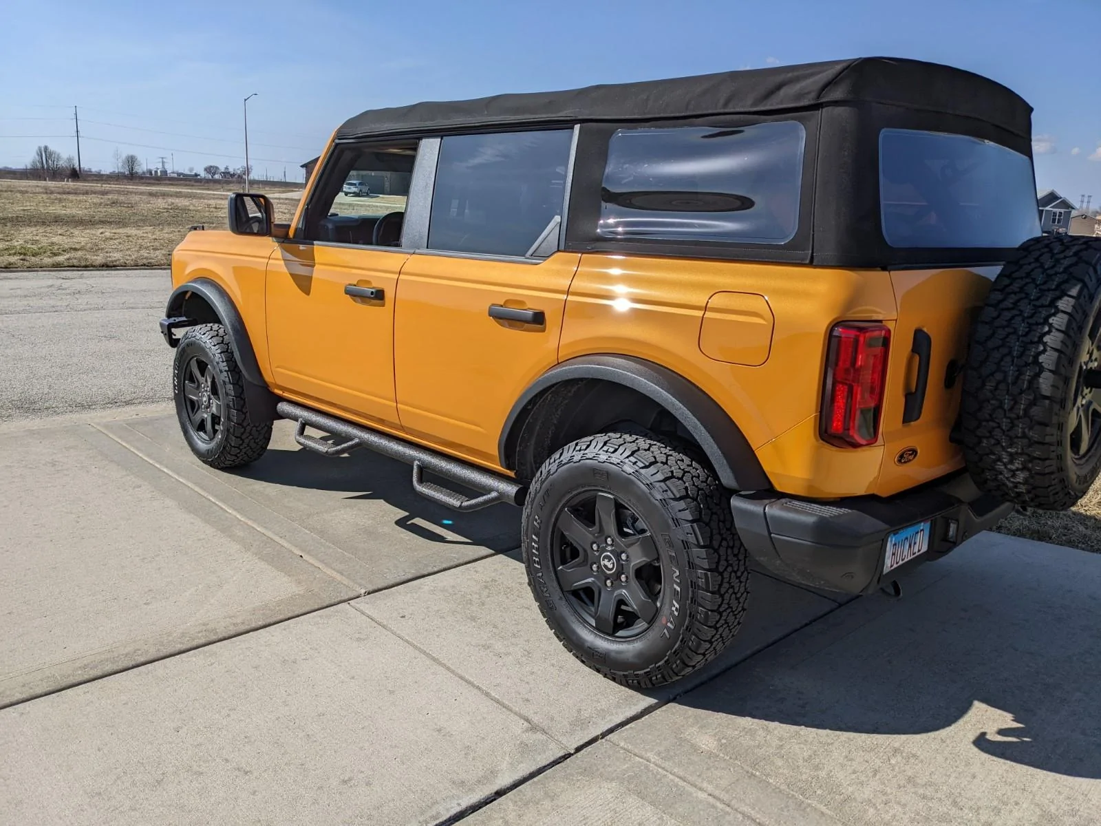 Ford Bronco DIY Mud Flaps, functional, low cost, and low profile PXL_20220320_202444884
