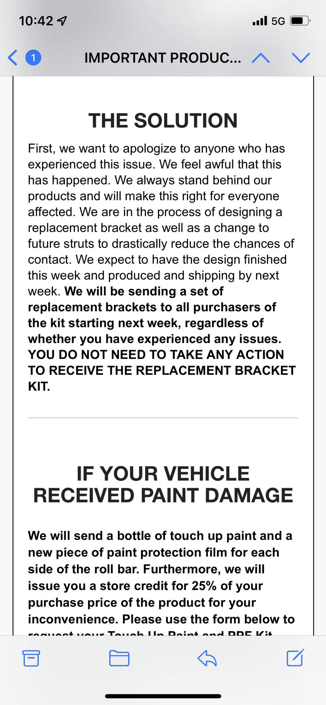 Ford Bronco IAG standing behind their products 4C630958-DC93-4EFD-B07D-6BFE41FB8C2D