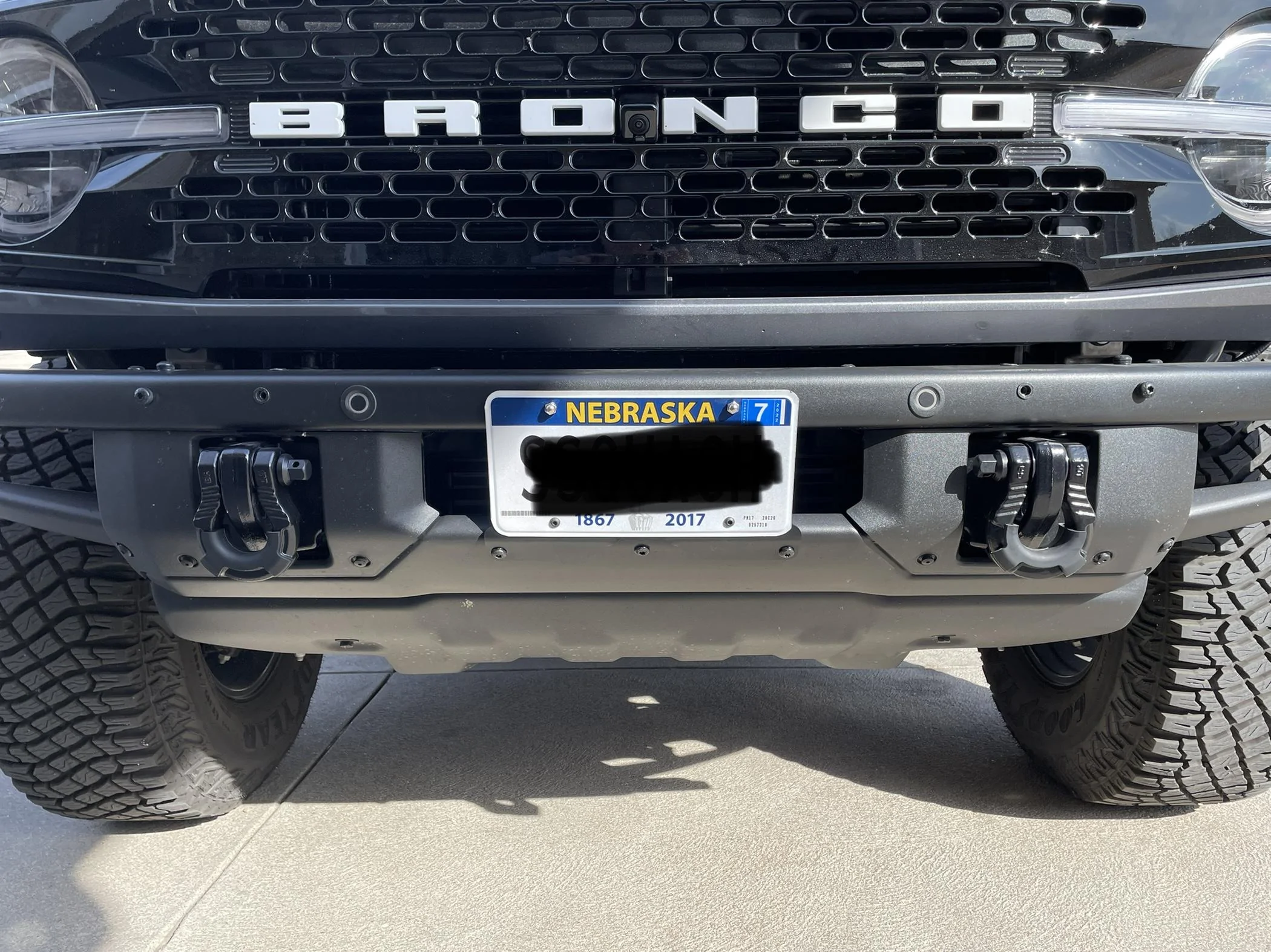 Ford Bronco Front license plate mount options? 7317B70E-2B41-4CE0-90E1-533BE88F662F