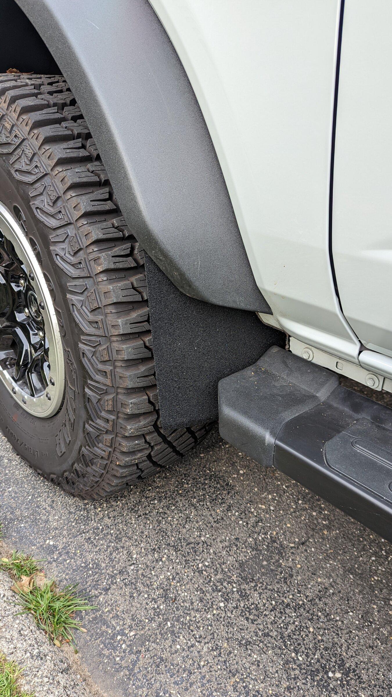 Ford Bronco Custom Sasquatch OBX Mud Flaps PXL_20220322_211554831